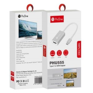 کابل تبدیل ProOne PHU555 Type-C to HDMI