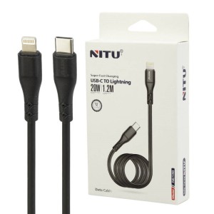کابل تبدیل فست شارژ Nitu NC140 Type-C To Lightning 20W 1.2m
