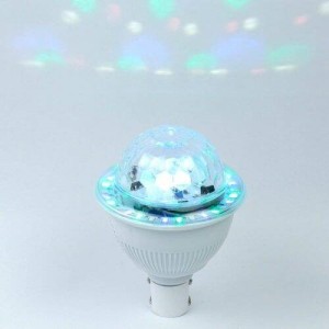 لامپ LED شارژی اسپیکر دار بلوتوثی UFO Crystal Magic Ball 10W