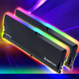 رم کامپیوتر Biostar GAMING X RGB DDR4 16GB 3200MHz CL18 Dual