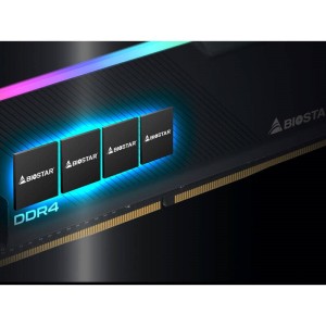 رم کامپیوتر Biostar GAMING X RGB DDR4 16GB 3200MHz CL18 Dual