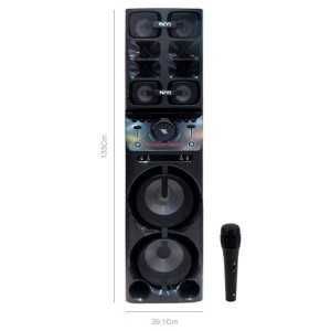 اسپیکر چمدانی بلوتوثی فلش خور TSCO TS 1020DJ + میکروفون
