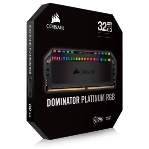 رم کامپیوتر Corsair Dominator Platinum RGB DDR4 32GB 3200MHz CL16 Dual