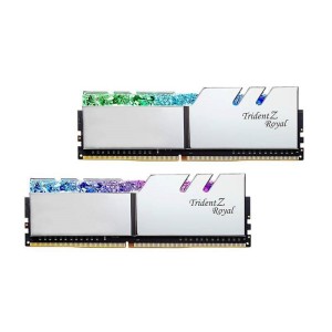 رم کامپیوتر G.SKILL TridentZ Royal Silver DDR4 16GB 3600MHz CL18 Dual
