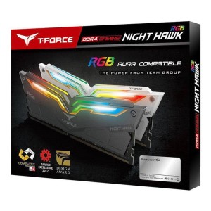 رم کامپیوتر TeamGroup T-Force Night Hawk RGB DDR4 32GB 3200MHz CL16 Dual