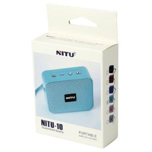 اسپیکر بلوتوثی رم و فلش خور Nitu Nitu-10