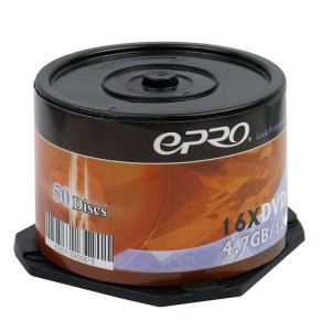 DVD خام اپرو Epro بسته ۵۰ عددی