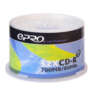 CD خام Epro بسته ۵۰ عددی