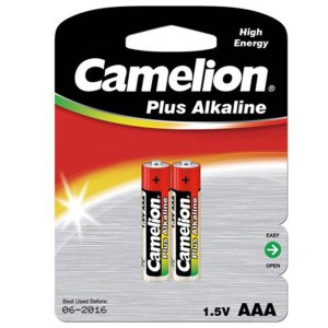 باتری دوتایی نیم قلمی Camelion Plus Alkaline AAA