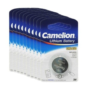 باتری سکه ای Camelion Lithium CR2450 بسته ۱۰ عددی