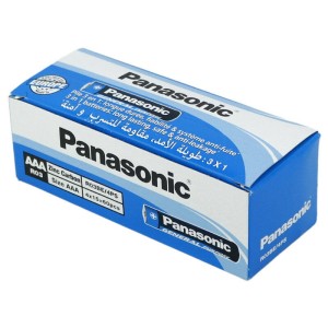 باتری چهارتایی نیم قلمی Panasonic General Purpose R03BE/4PS 1.5V AAA بسته ۶۰ عددی شرینک