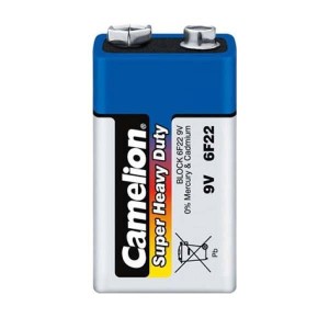 باتری کتابی Camelion Super Heavy Duty 9V شرینک
