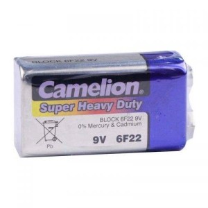 باتری کتابی Camelion Super Heavy Duty 9V شرینک