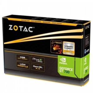 کارت گرافیک ZOTAC GT730 4GB 64Bit DDR3