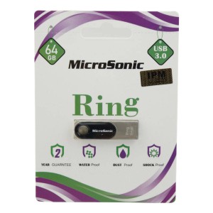 فلش ۶۴ گیگ میکروسونیک Microsonic RING USB 3.0