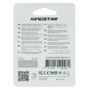 رم میکرو ۱۶ گیگ کینگ استار KingStar U1 C10 85MB/s