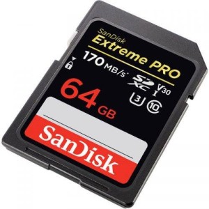 رم اس دی ۶۴ گیگ سن دیسک SanDisk Extreme Pro SD U3 170MB/s