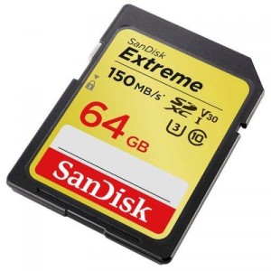 رم اس دی ۶۴ گیگ سن دیسک SanDisk Extreme SD U3 150MB/s