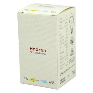 لامپ حبابی LED هادرون Hadron A55 E27 7W