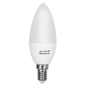 لامپ شمعی مات LED نور Lamp Noor E14 6W