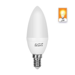 لامپ شمعی مات LED نور Lamp Noor E14 6W