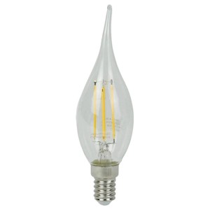 لامپ شمعی اشکی شفاف نور Noor E14 4.5W