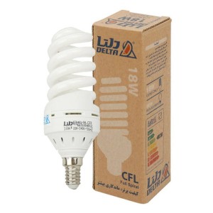 لامپ کم مصرف دلتا Delta Full Spiral E14 18W