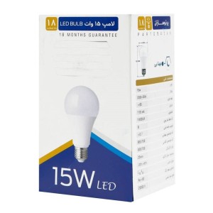لامپ حبابی LED پرتوسازان Partosazan E27 15W
