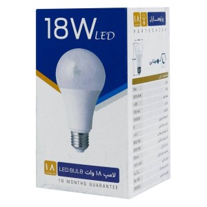 لامپ حبابی LED پرتوسازان Partosazan E27 18W