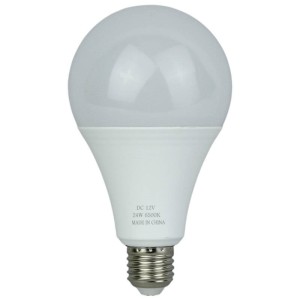 لامپ حبابی LED BLUB E27 24W 12V