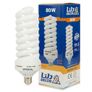 لامپ کم مصرف دلتا Delta Full Spiral E27 80W