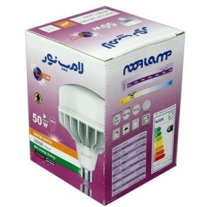 لامپ استوانه LED نور Noor E27 50W