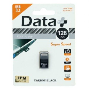 فلش ۱۲۸ گیگ دیتا پلاس Data+ Carbon Black USB3.1