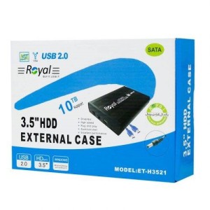 باکس هارد رویال Royal ET-H3521 3.5-inch USB 2.0 HDD + آداپتور