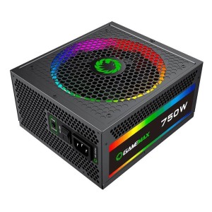 پاور ماژولار گیم مکس GameMax RGB750 Rainbow Gold 750W