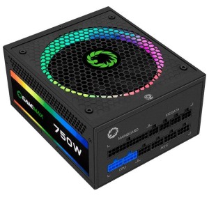 پاور ماژولار گیم مکس GameMax RGB750 Rainbow Gold 750W