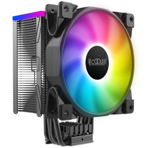 فن خنک کننده CPU پی سی کولر PCcooler GI-D56A HALO RGB