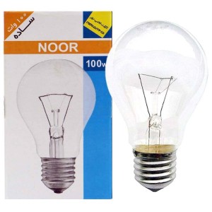 لامپ رشته ای لامپ نور Lamp Noor E27 100W