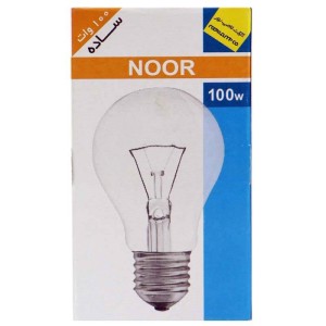 لامپ رشته ای لامپ نور Lamp Noor E27 100W