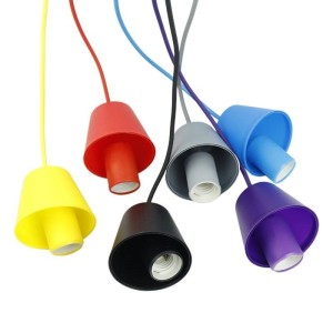 سرپیچ آویز سیلیکونی کنفی E27 100Cm