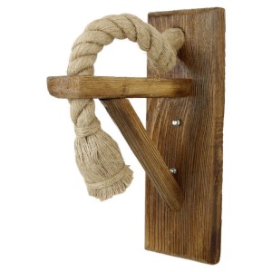 آویز کنفی چراغ دیواری چوبی طرح پل