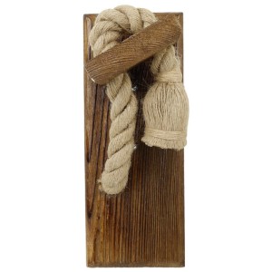 آویز کنفی چراغ دیواری چوبی E27