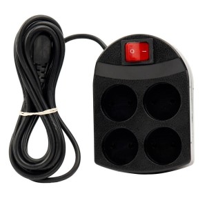 چند راهی ۴ خانه برق با کابل ۳ متری شرینک