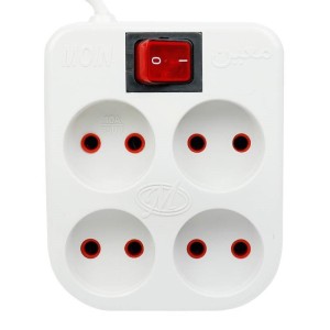 چند راهی ۴ خانه برق معین الکتریک با کابل ۱٫۵ متری