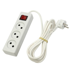 چند راهی ۳ خانه برق فرحان الکتریک F333-5 با کابل ۳ متری