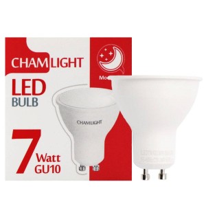 لامپ هالوژنی Chamlight GU10 7W LED