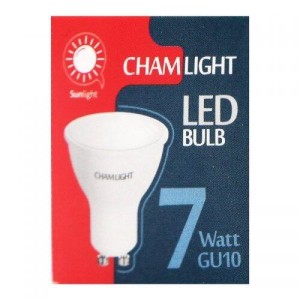 لامپ هالوژنی Chamlight GU10 7W LED