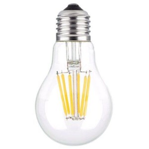 لامپ ادیسونی حبابی فیلامنتی Filament A60 E27 6W