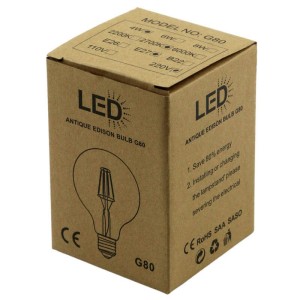 لامپ ادیسونی حبابی Antique G80 E27 4W