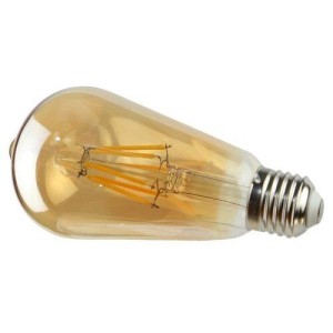 لامپ ادیسونی حبابی فیلامنتی Filament ST64 E27 6W